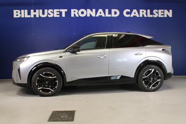 Sølv Peugeot e-3008 fra 2025
