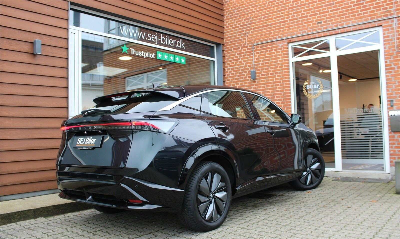 Grøn Nissan Ariya fra 2024