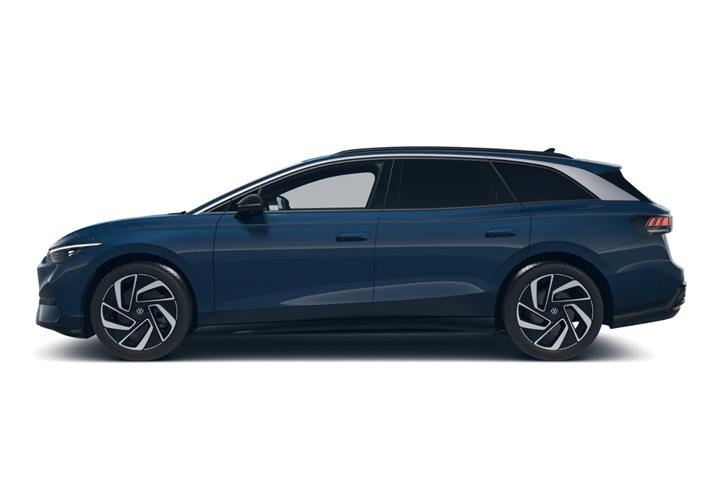 Blå VW ID.7 fra 2026