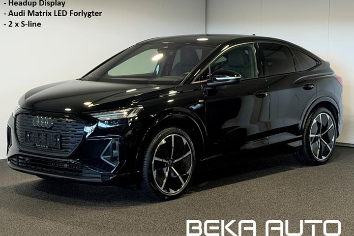 Sort Audi Q4 e-tron fra 2024