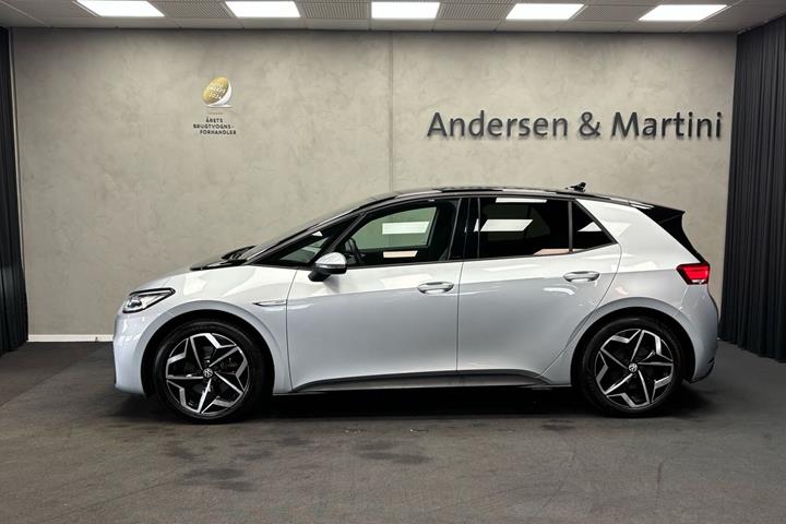 Sølv VW ID.3 fra 2020