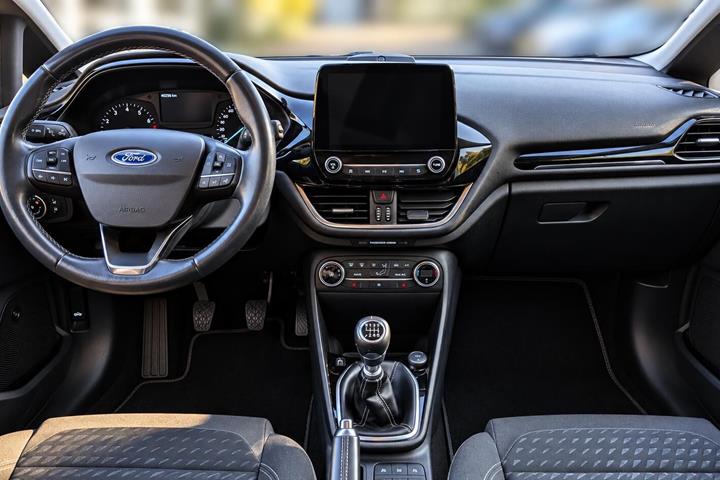 Sort Ford Fiesta fra 2017