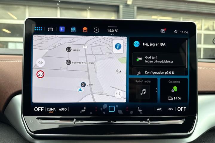 Blå VW ID.4 fra 2025