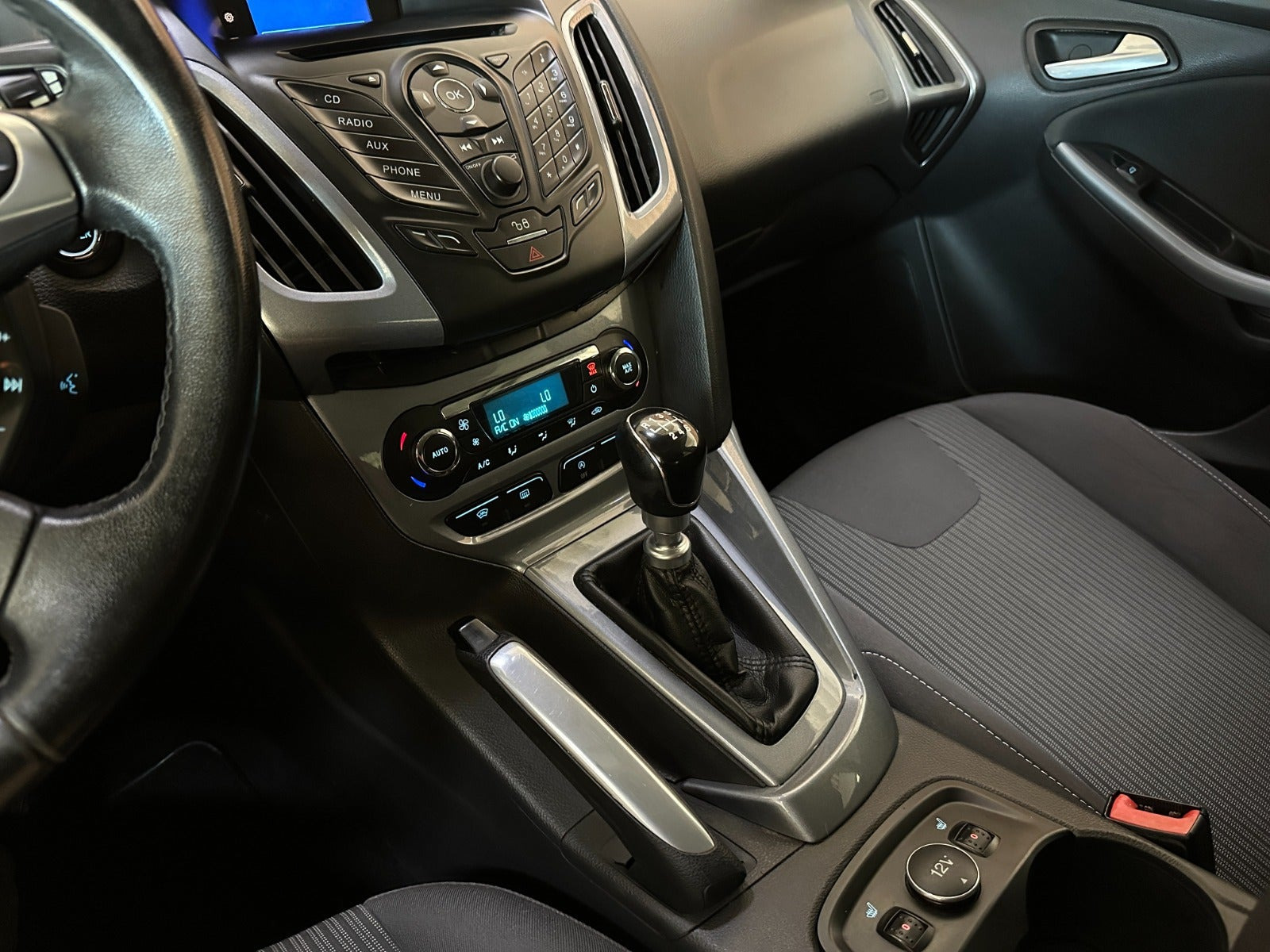 Sort Ford Focus fra 2012