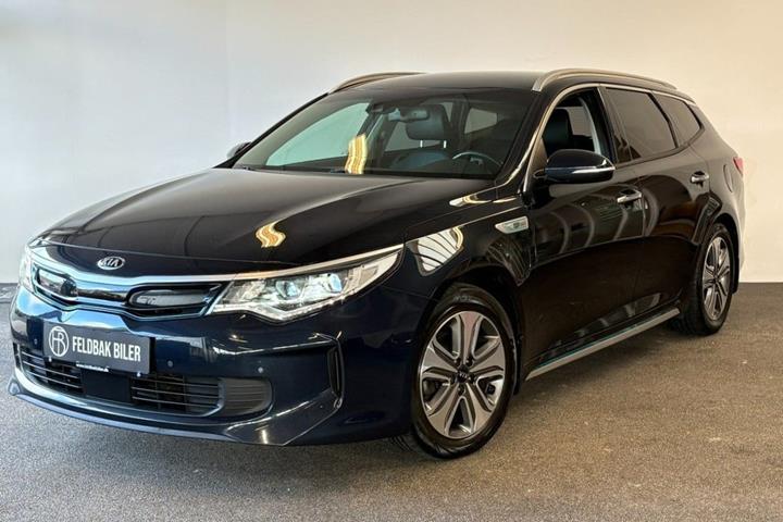 Blå Kia Optima fra 2018