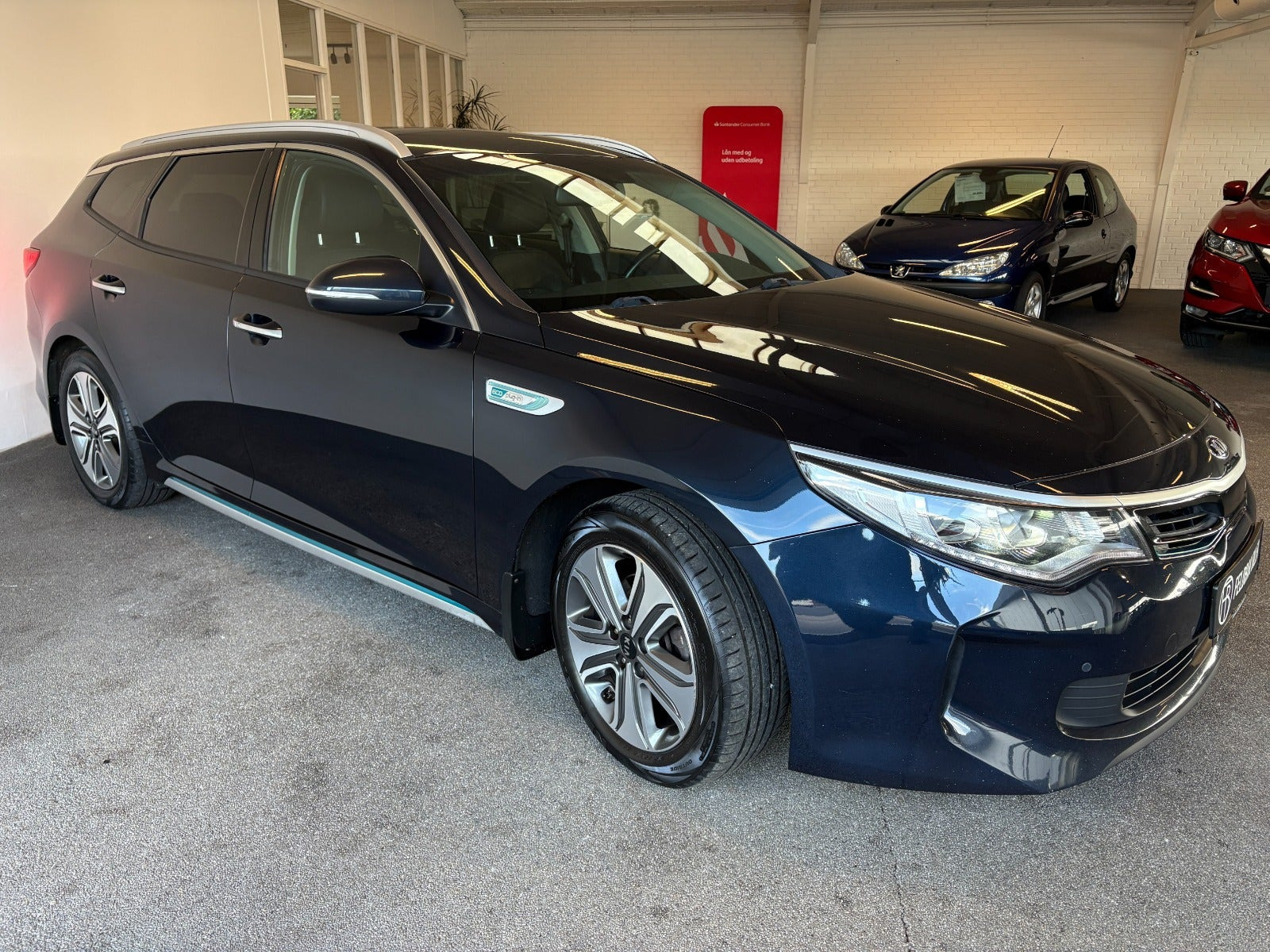 Blå Kia Optima fra 2018
