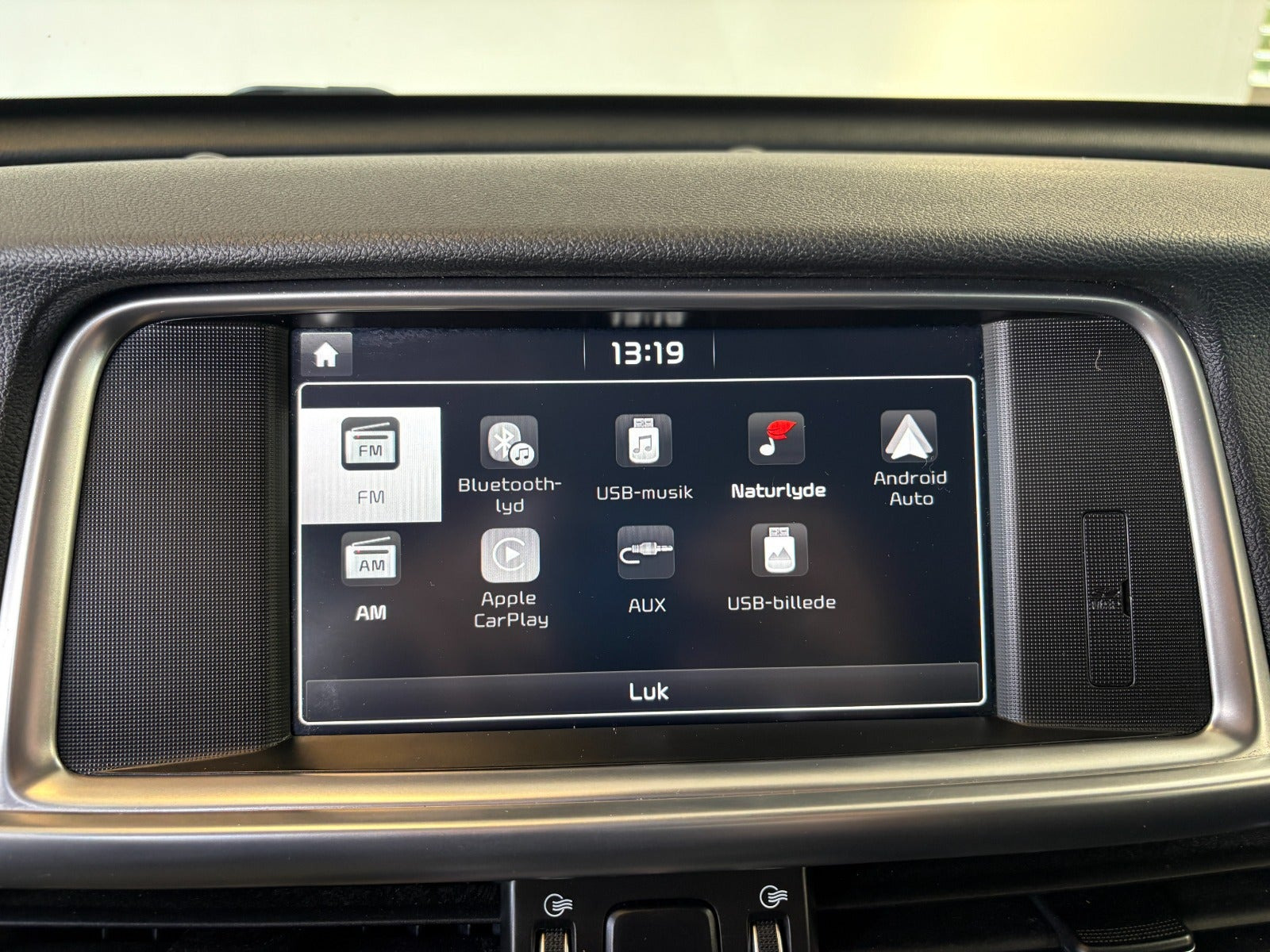 Blå Kia Optima fra 2018