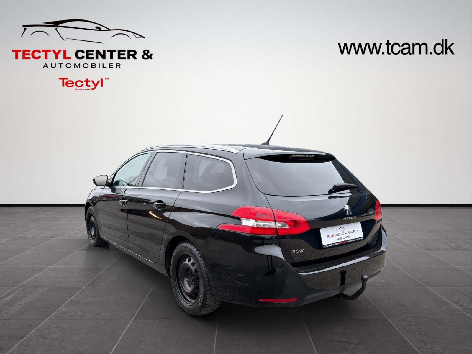 Sort Peugeot 308 fra 2019
