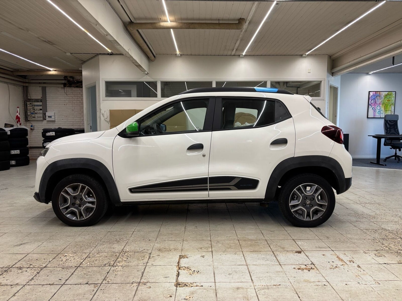 Hvid Dacia Spring fra 2021