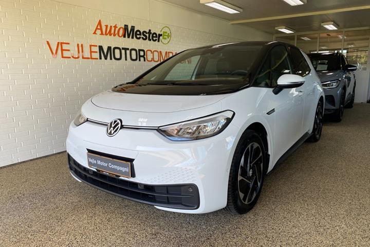 Hvid VW ID.3 fra 2023