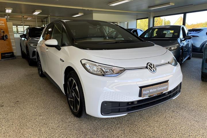Hvid VW ID.3 fra 2023