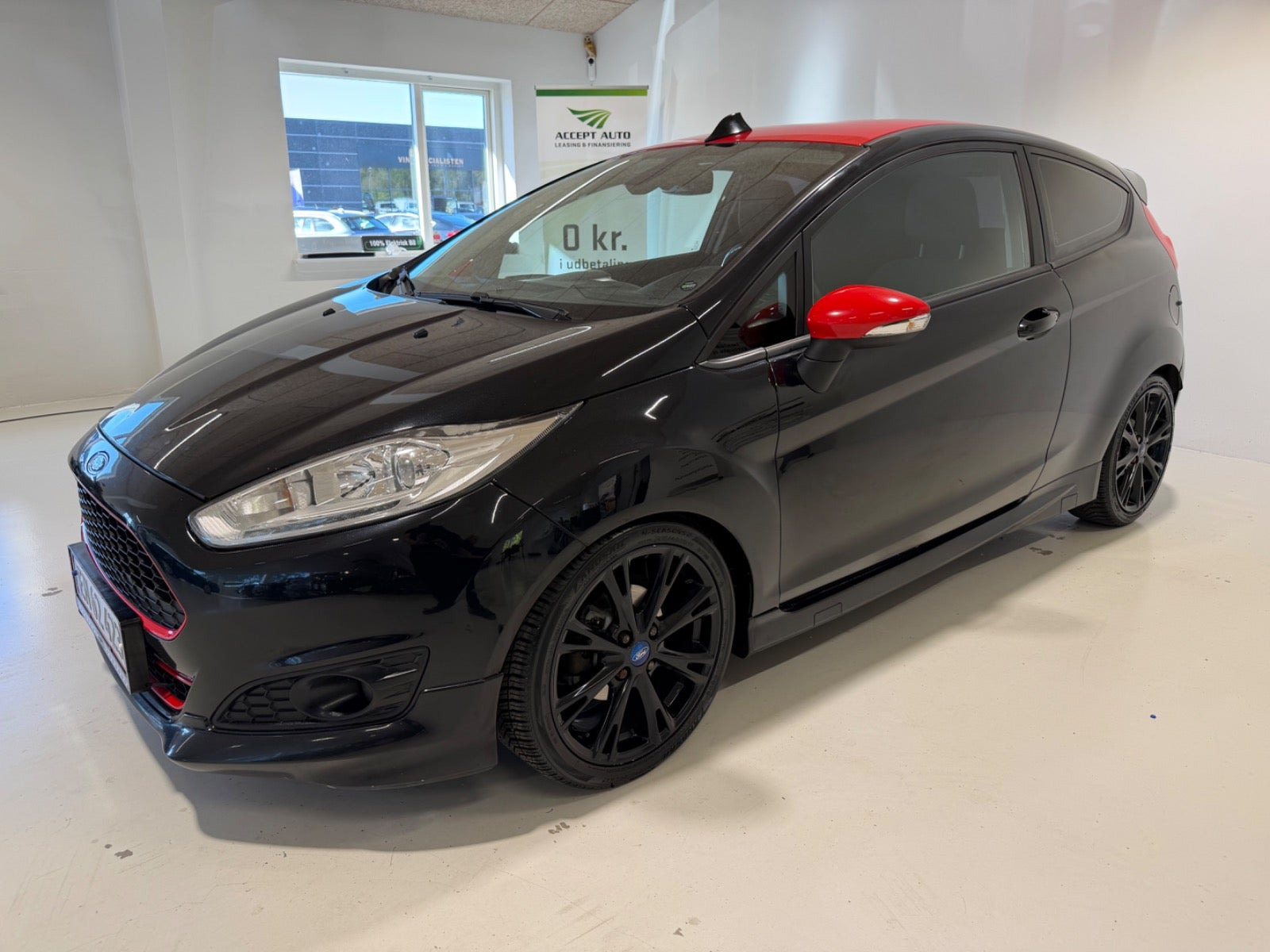 Sort Ford Fiesta fra 2015