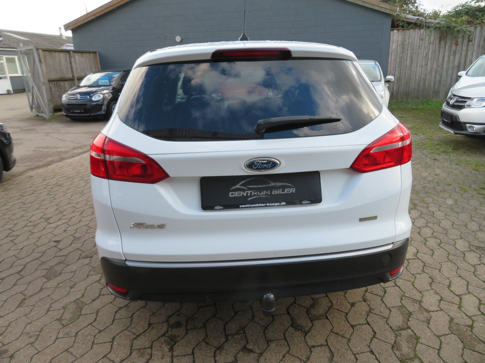 Hvid Ford Focus fra 2018