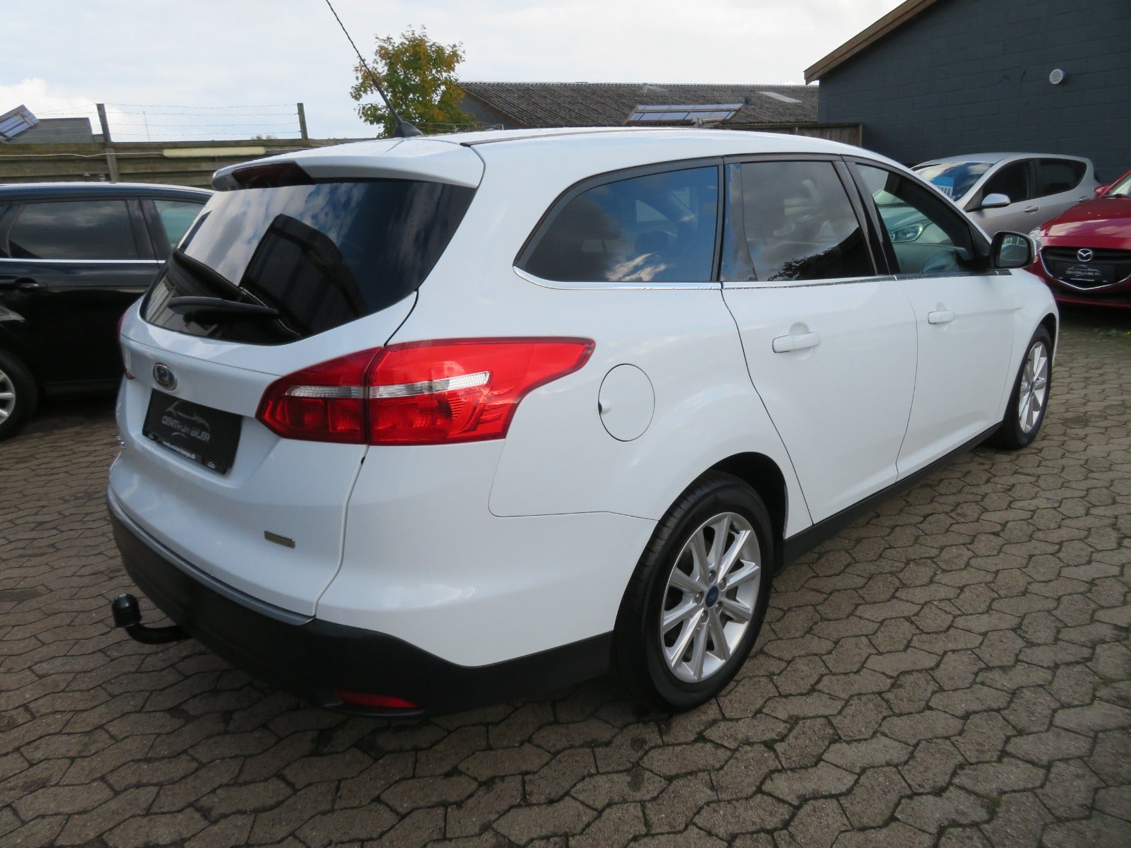 Hvid Ford Focus fra 2018