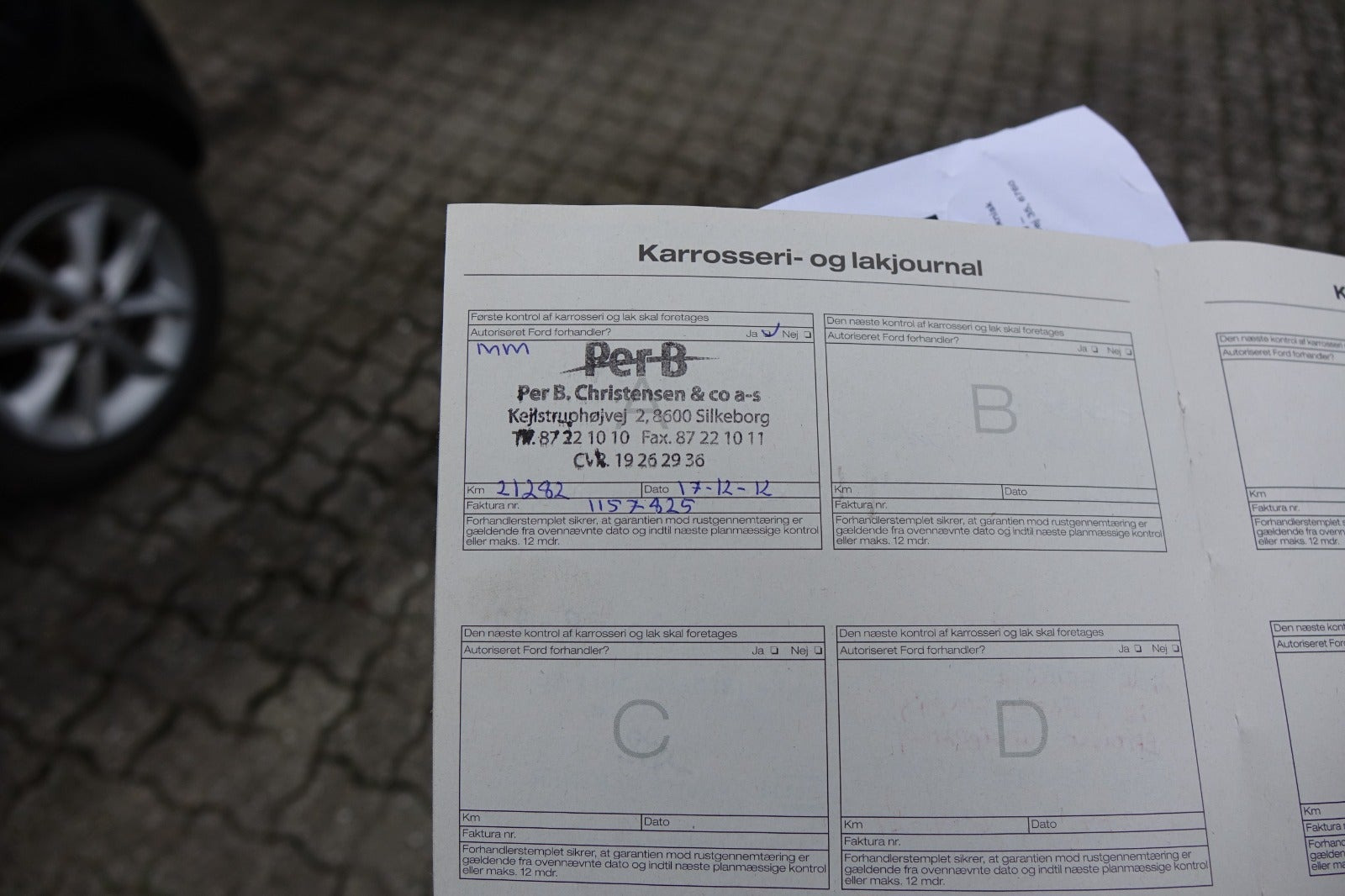 Sort Ford Ka fra 2012