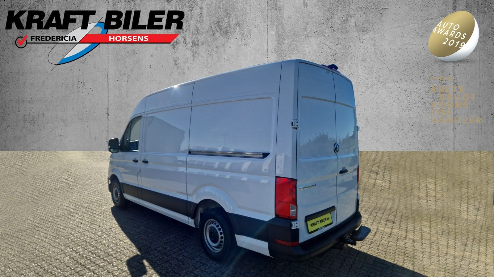 Hvid VW Crafter 35 fra 2023