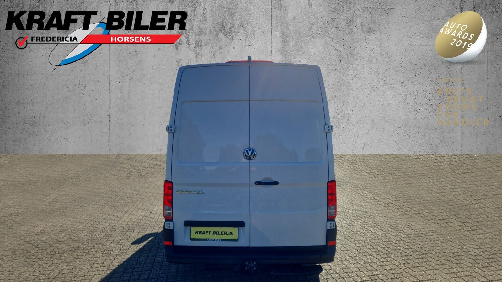 Hvid VW Crafter 35 fra 2023