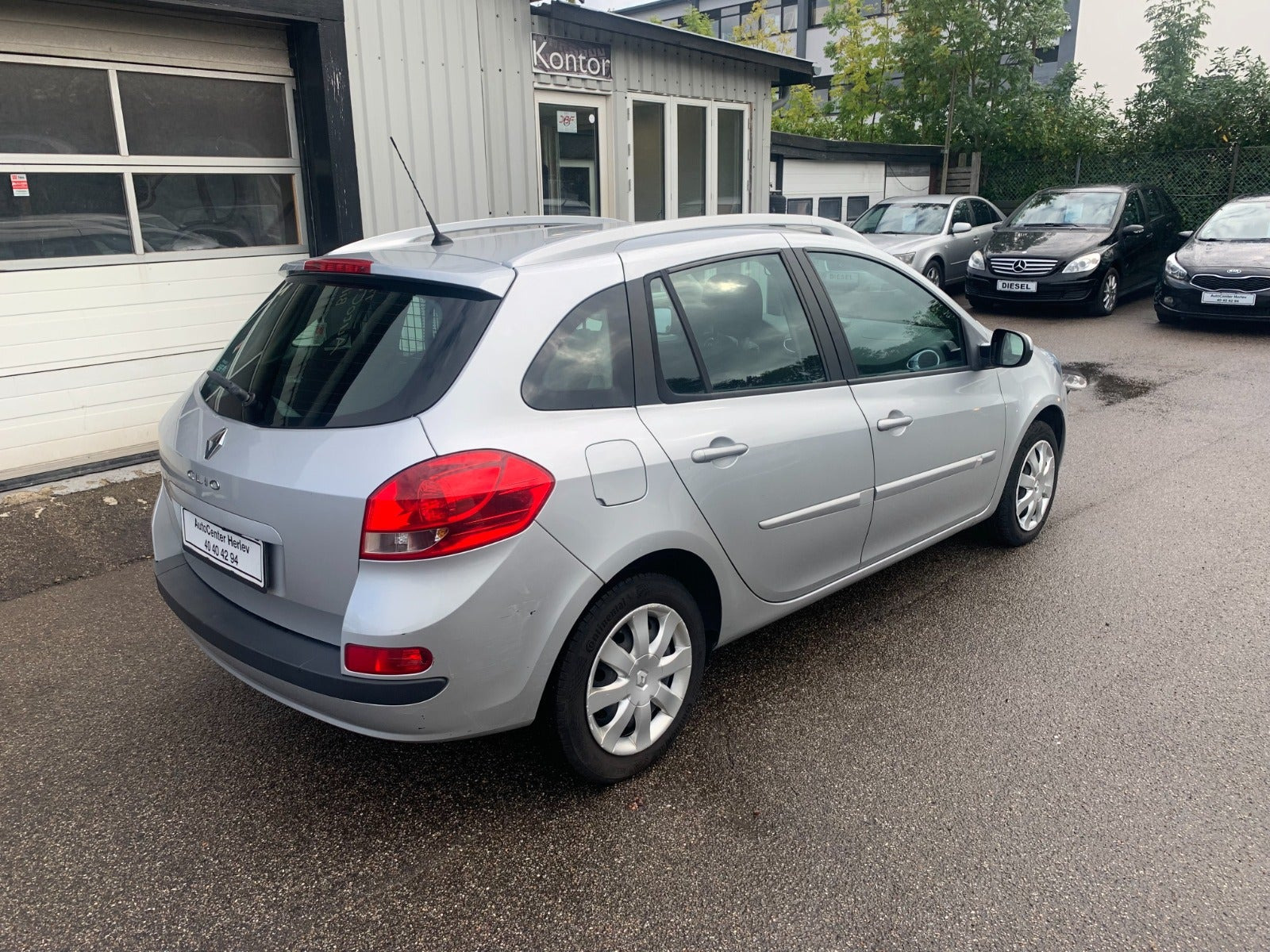 Sølv Renault Clio III fra 2012