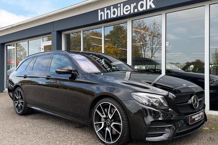 Sort Mercedes E43 fra 2017