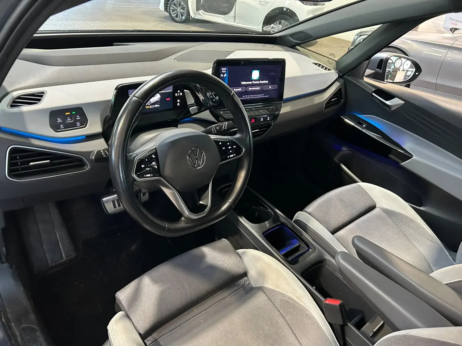 Blå VW ID.3 fra 2021