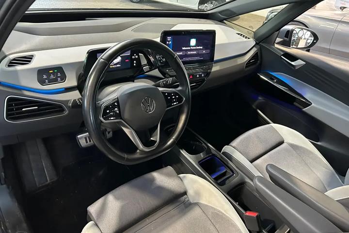 Blå VW ID.3 fra 2021