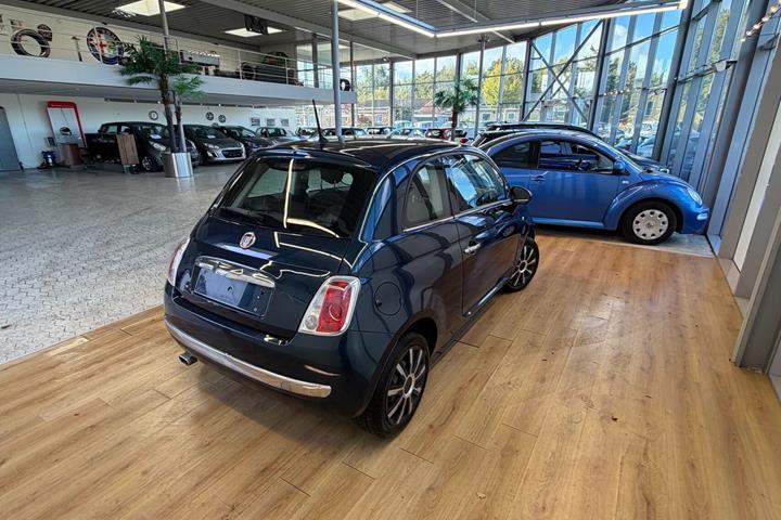 Grøn Fiat 500 fra 2012