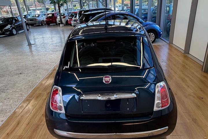 Grøn Fiat 500 fra 2012
