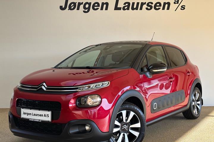 Rød Citroën C3 fra 2019