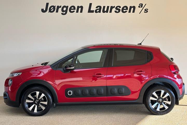 Rød Citroën C3 fra 2019