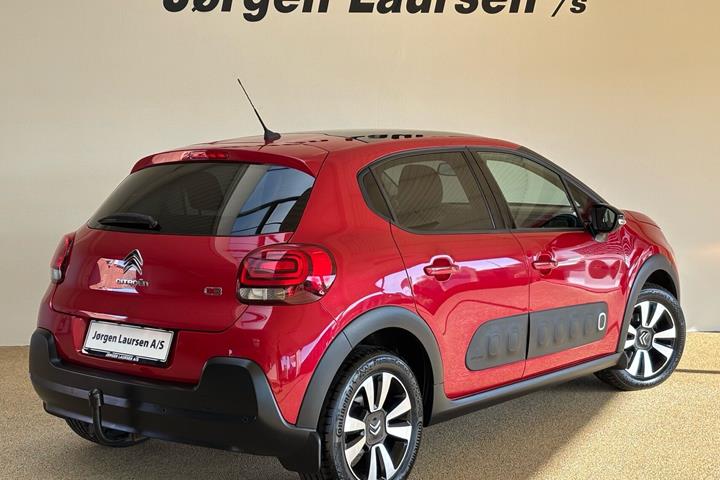 Rød Citroën C3 fra 2019
