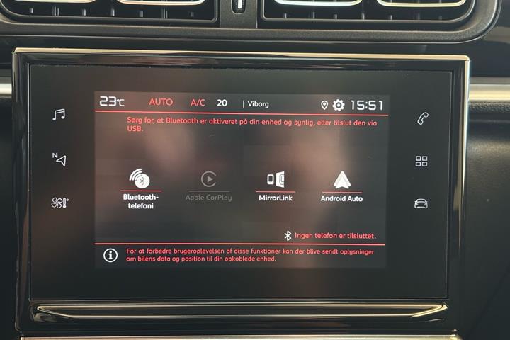 Rød Citroën C3 fra 2019