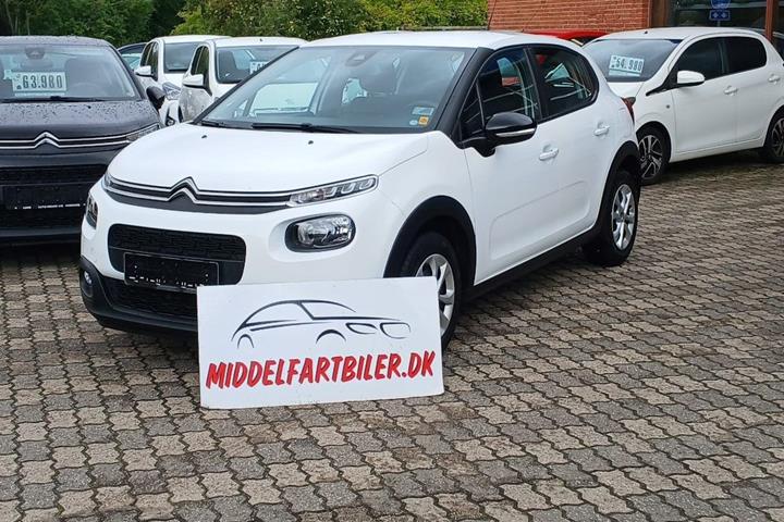 Hvid Citroën C3 fra 2018