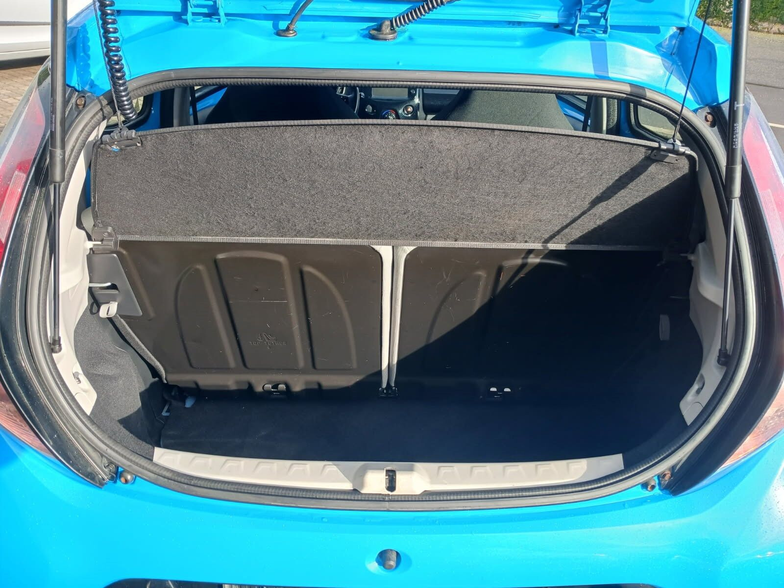 Blå Toyota Aygo fra 2015