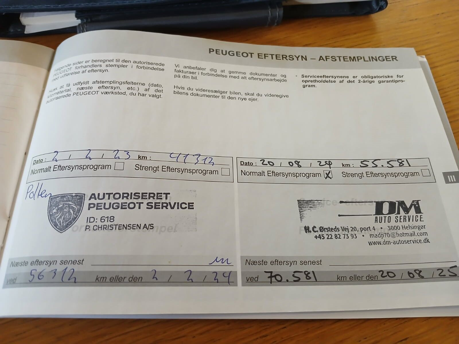 Rød Peugeot 108 fra 2018