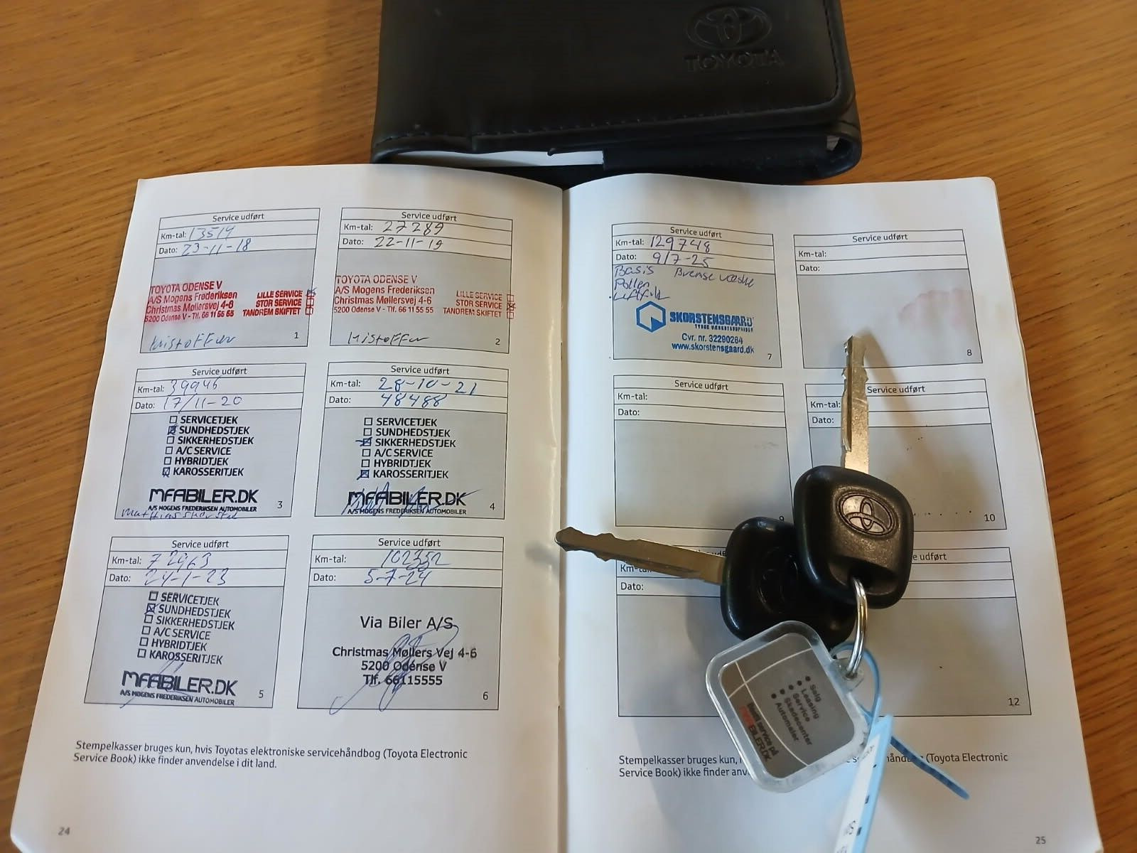 Sølv Toyota Yaris fra 2017