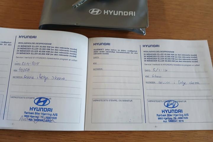Sølv Hyundai i20 fra 2013