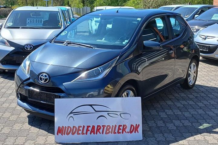 Sort Toyota Aygo fra 2014