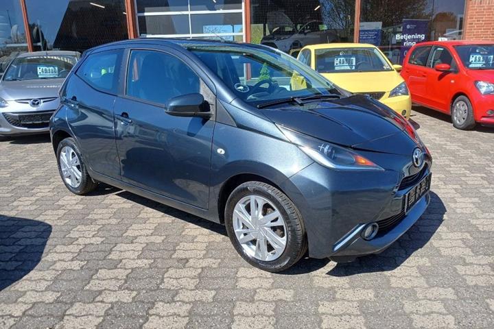 Sort Toyota Aygo fra 2014