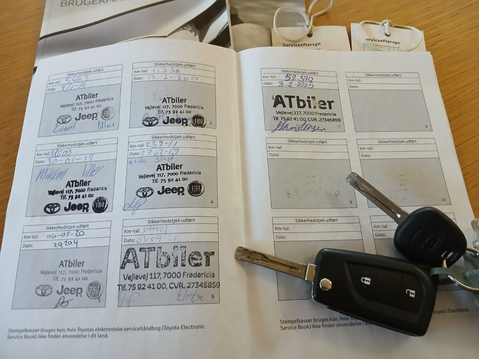 Sort Toyota Aygo fra 2014