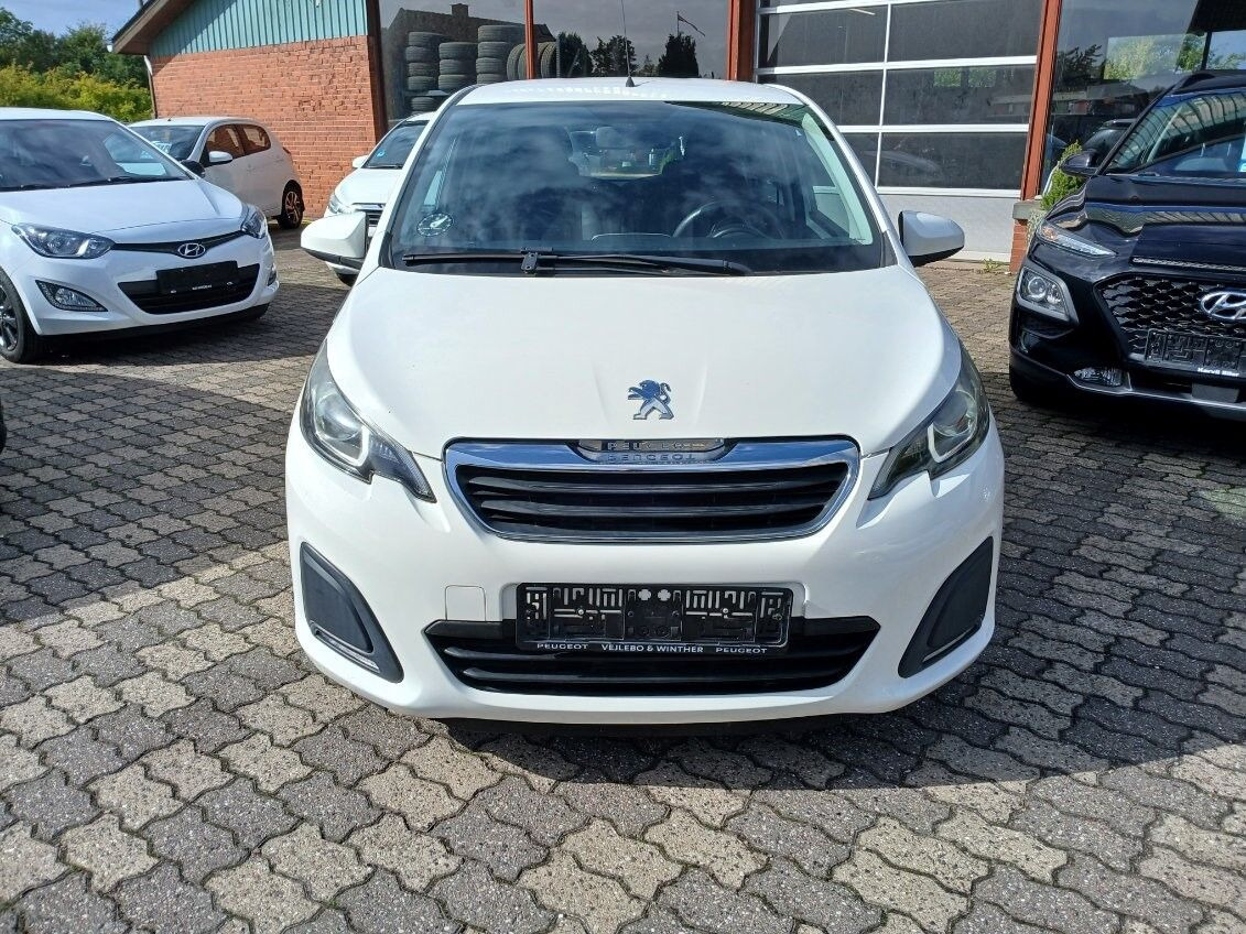 Hvid Peugeot 108 fra 2015