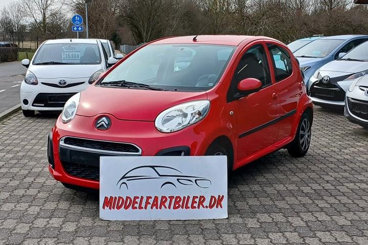 Rød Citroën C1 fra 2012