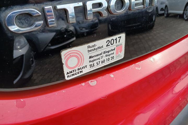 Rød Citroën C1 fra 2012