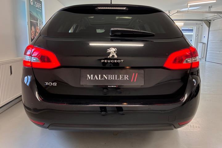 Sort Peugeot 308 fra 2018