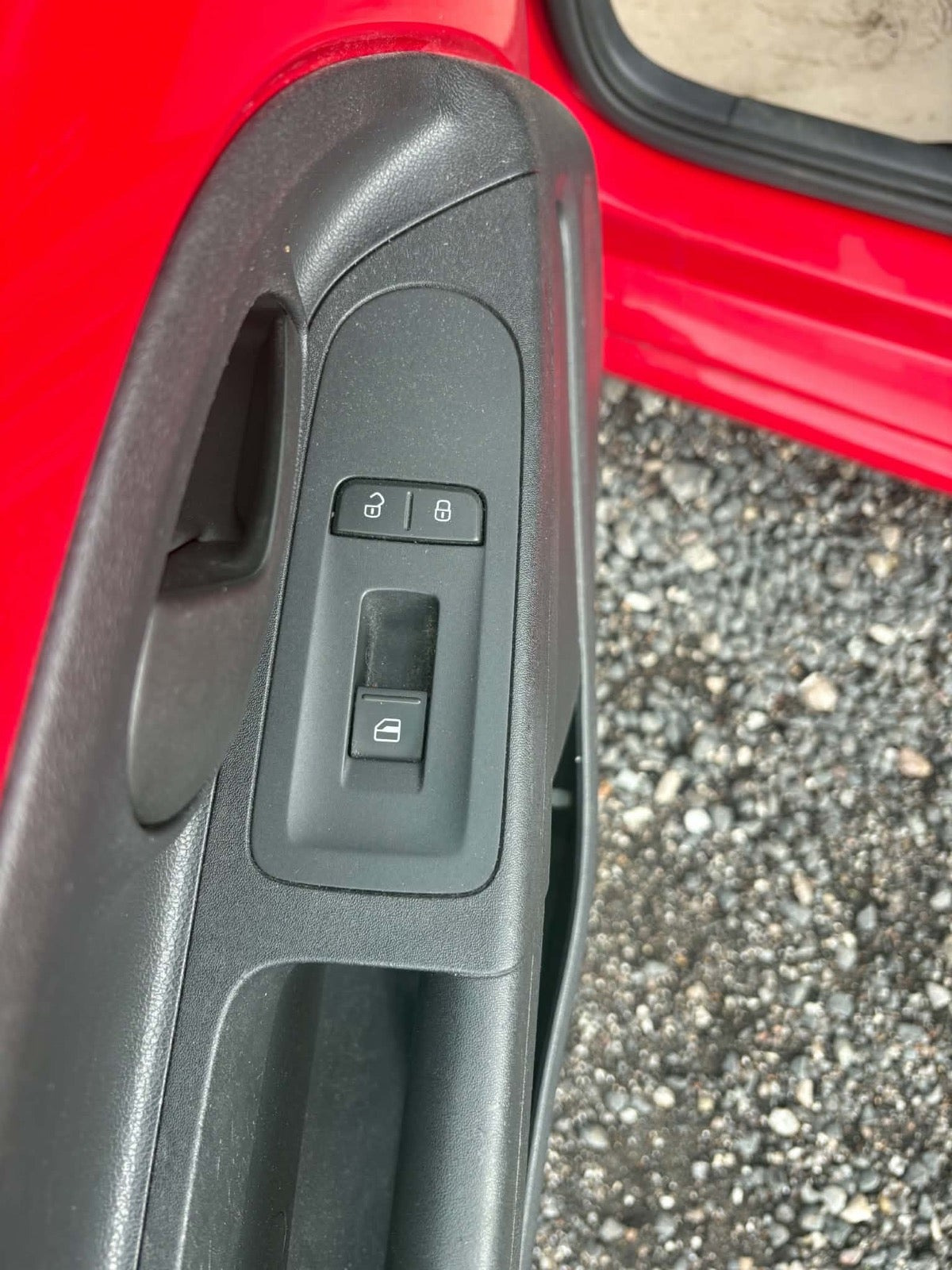 Rød Skoda Citigo fra 2013