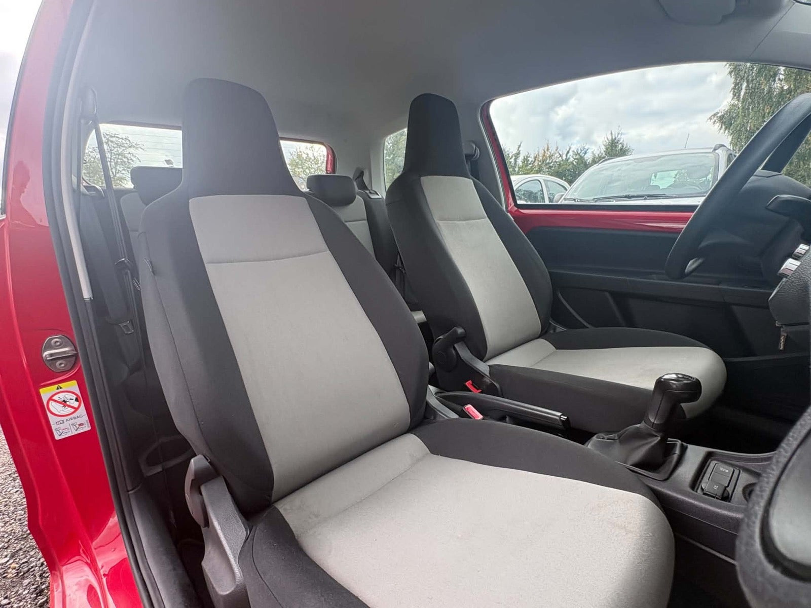 Rød Skoda Citigo fra 2013