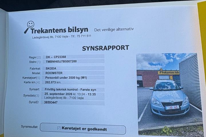 undefined Skoda Roomster fra 2010