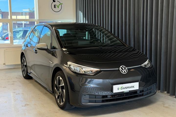 Grå VW ID.3 fra 2021