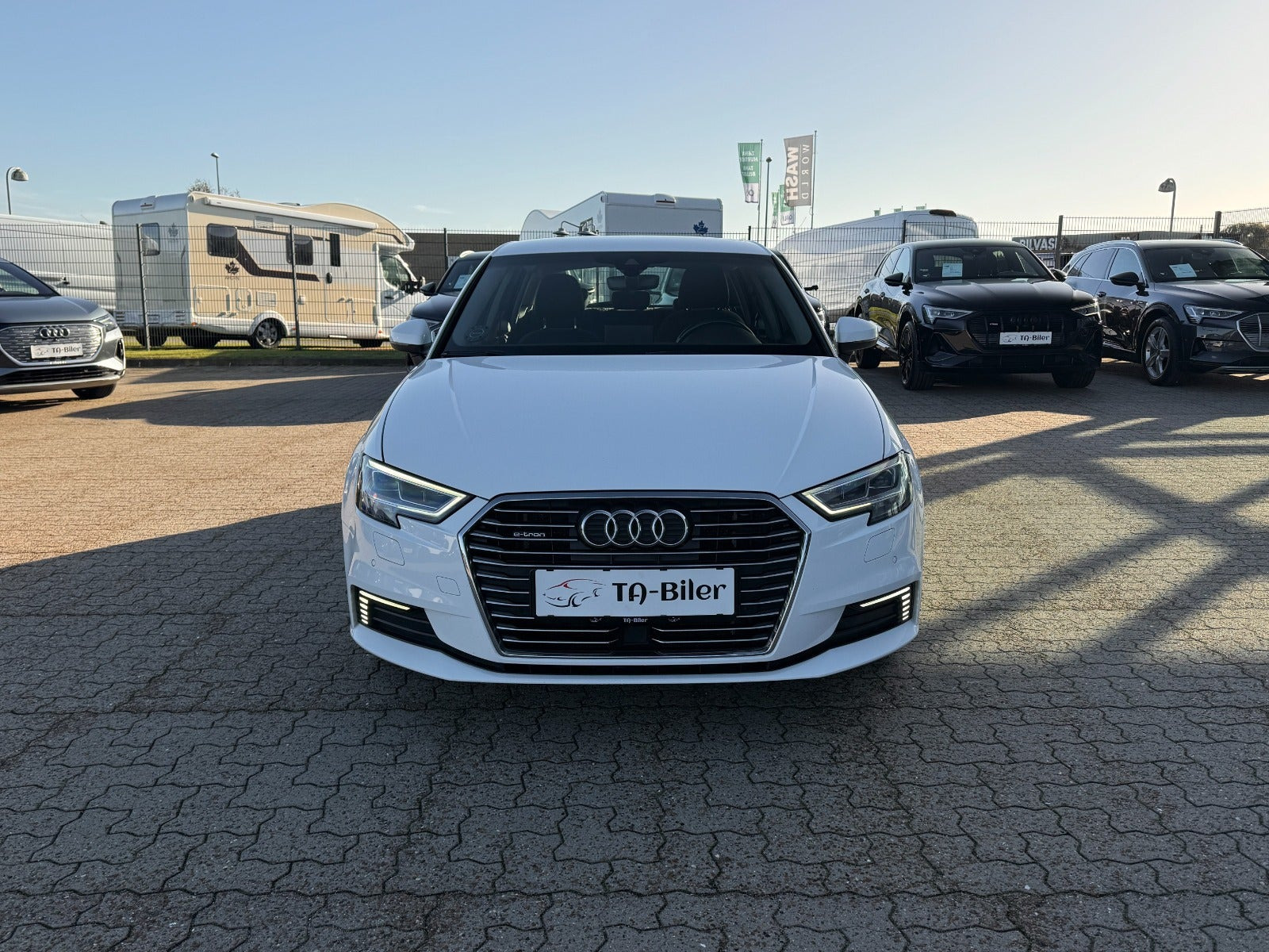 Hvid Audi A3 fra 2018
