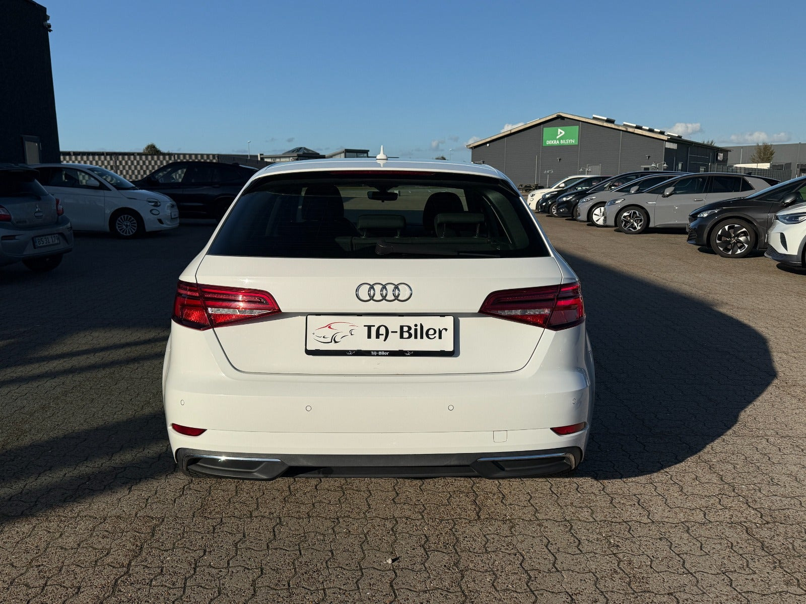 Hvid Audi A3 fra 2018