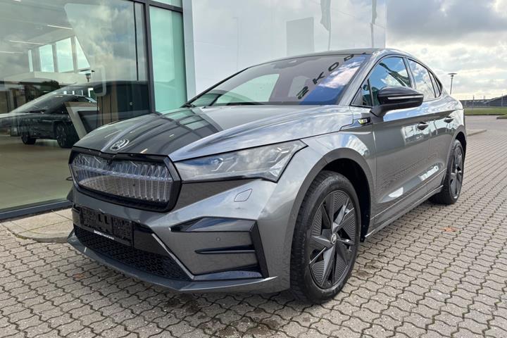 Grå Skoda Enyaq fra 2025